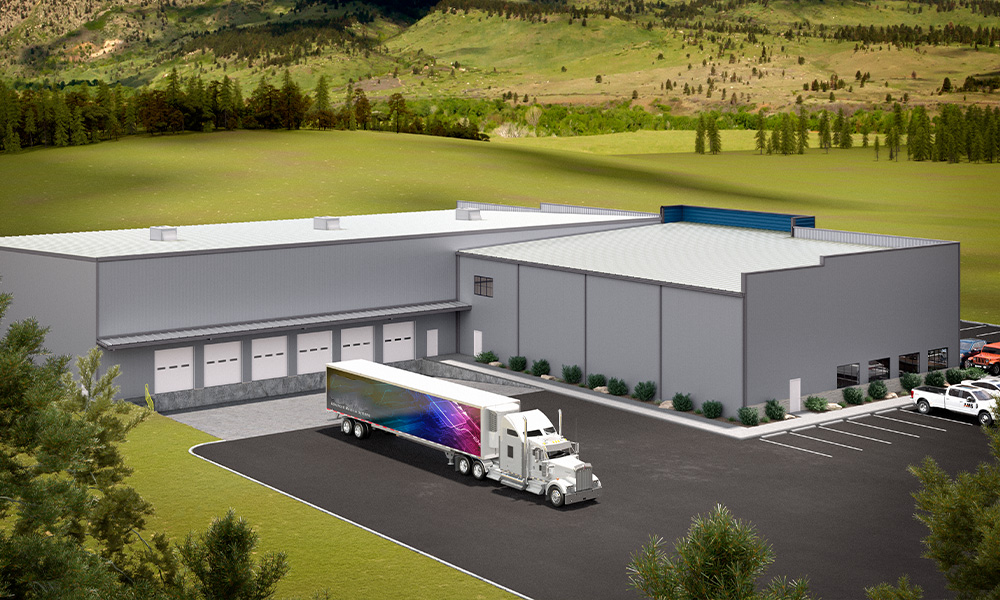 Metal Building Warehouse Distribution Construction Design Example